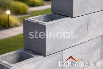 Steingot Архитектурный блок 500*200*200 Серебристый камень (Stein Silver)