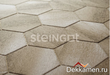 Steingot Тротуарная плитка мультиформат 60мм КОЛОРМИКС Гексагон Травертин (Travertin)
