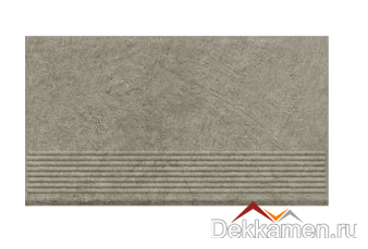 Paradyz Ступень простая с насечками прямая Eremite Taupe, 300x600мм