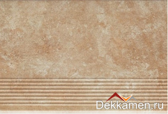 Paradyz Ступень простая с насечками прямая Ilario Beige, 300x600мм