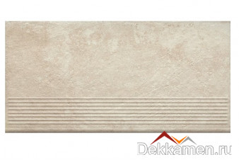 Paradyz Ступень простая с насечками прямая Scandiano Beige, 300x600мм