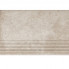 Paradyz Ступень простая с насечками прямая Viano Beige, 300x600мм